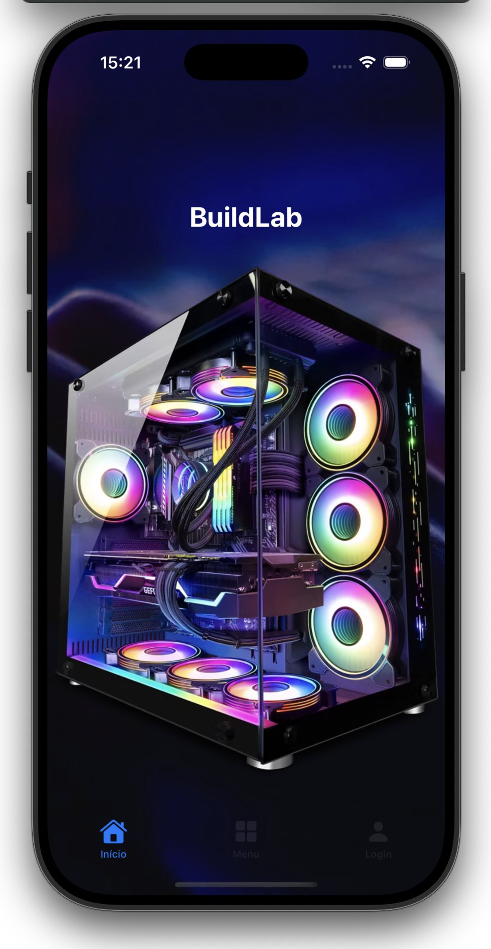 BuildLab Main Screen