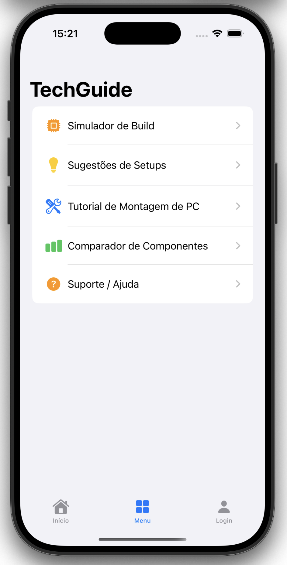 TechGuide Menu